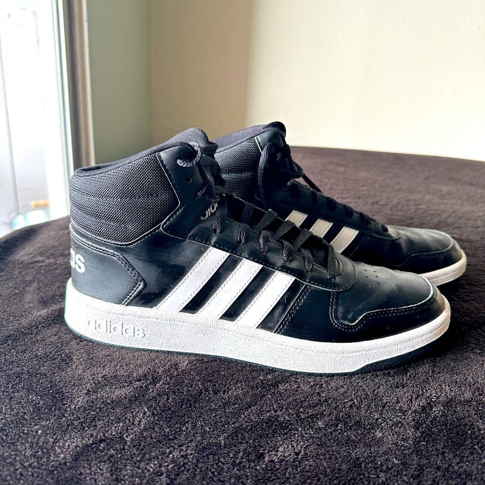 Adidas High-Top Basketball Shoes 10.5